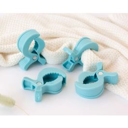 KioKids Pinzas para Muselinas Azul - Pack 4 Unidades Precio: 4.90000027. SKU: B1HLAR3R6K