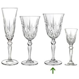 Rcr Cristalleria IT Copa Melodia 270 Ml Cristal Eco-glass (6 Unidades) Medidas: d.87 mm; h.202 mm