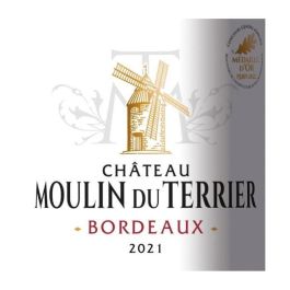 Château Moulin du Terrier 2021 Burdeos - Vino tinto Burdeos