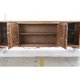 Mueble Tv Colonial DKD Home Decor Marron 40 x 63 x 200 cm Mueble Tv Colonial DKD Home Decor Marron 40 x 63 x 200 cm