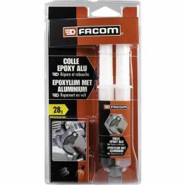 Facom Adhesivo Epoxi Bicomponente con Partículas de Aluminio - Fuerte y Duradero para Metal, Plástico, Hormigón y Madera - Jeringa 28g Precio: 27.69000058. SKU: B16VXRKYH2