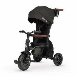 Ociotrends Triciclo Comfo Max 6-en-1 Plegable de Aluminio con Ruedas EVA, Asiento Giratorio 360º Reclinable, Máximo Confort Negro