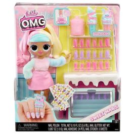 Muñeca l.o.l. surprise omg sweet nails con tienda de dulces candylicious 31.75x21.92x26.27 cm