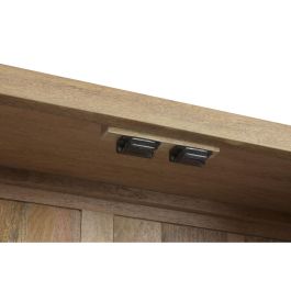 Vitrina Home ESPRIT Metal Madera de mango 80 X 30 X 120 CM