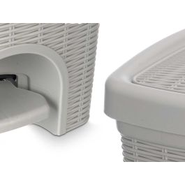 Papelera Elegance Gr Gris Claro 20L Stefanplast 27X38CM (6 Unidades) Papelera Elegance Gr Gris Claro 20L Stefanplast 27X38CM (6 Unidades)