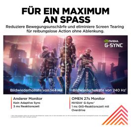 HP OMEN 27s Monitor Gaming 27" FHD 240Hz 1ms Negro