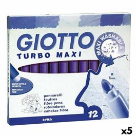 Set de Rotuladores Giotto Turbo Maxi Violeta (5 Unidades) Precio: 25.4999998. SKU: B1EX649G3A