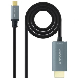 Cable USB-C a HDMI NANOCABLE 10.15.5162 1,8 m Negro 8K Ultra HD Precio: 30.89000046. SKU: B1BB747GBS
