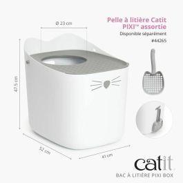 CATIT CAT0022517440810 Caja de arena para gatos Pixi Box Entrada superior