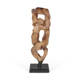 Escultura Item Home DKD Home Decor Natural Negro 26 x 93 x 44 cm Precio: 215.68999958. SKU: B14Q5VMVRJ