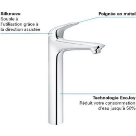 GROHE - Mezclador monomando de lavabo de sobre encimera - Tamaño XL