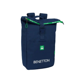 Mochila para Portátil Benetton Green Azul marino 28 x 42 x 13 cm Precio: 22.49999961. SKU: B17D6GCDKY