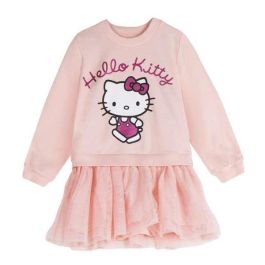 Cerdá Sudadera French Terry Hello Kitty, Tul, Rosa, para Niñas de 5 Años