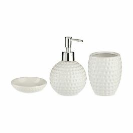 Set de Baño Berilo DW29153-1 Blanco Cerámica (12 Unidades)