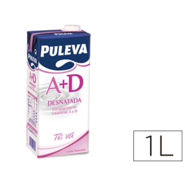 Puleva Leche Desnatada Brik de 1 Litro