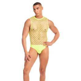 Conjunto de Lencería Rainbow Party Amarillo S/M