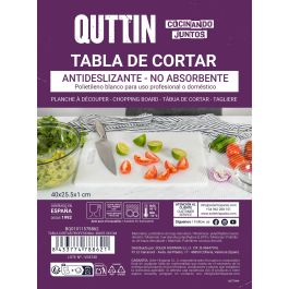 Quttin Tabla de Cortar Profesional 40 x 25.5 x 1.1 cm (12 Unidades)