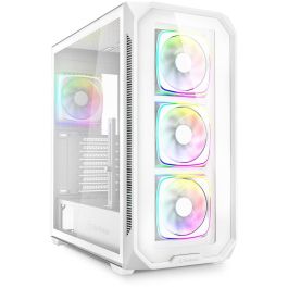 Sharkoon AK5G RGB Midi Tower ATX Cristal Templado - 4 Ventiladores RGB PWM 120mm Preinstalados, Soporte Doble Radiador 360mm, Compatible BTF, USB-C, Blanco Precio: 108.49999941. SKU: B19DFFJXX8