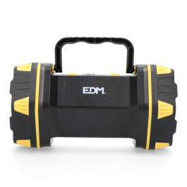 Edm Linterna de mano led recargable 3 puntos de luz, 17h autonomía, cuerpo de goma, asa rotativa 180°, incluye función power bank Edm Linterna de mano led recargable 3 puntos de luz, 17h autonomía, cuerpo de goma, asa rotativa 180°, incluye función power bank