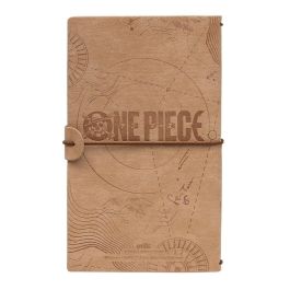 ERIK Cuaderno de viaje One Piece 19,5x12cm con 2 cuadernillos (bullet y líneas) y bolsillo interior para tarjetas