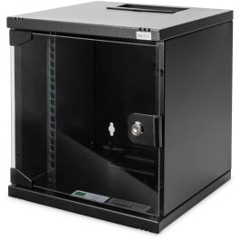 Digitus Juego de red 254mm (10") 6U. Bastidor de pared 312x300x330mm. Cerradura, vidrio. Capacidad 30kg. IP20
