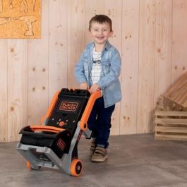 Smoby - Black+Decker - Carretilla de mano + caja 3 en 1 Smoby - Black+Decker - Carretilla de mano + caja 3 en 1