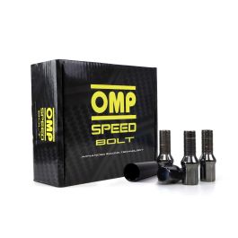 Omp Speed Juego De 20 Tornillos Acero De Colores M14x1.25 Llave De 17-19 Largo 27 mm Color Gris Y Material Din 10.9 OMPS09951404 Omp Speed Juego De 20 Tornillos Acero De Colores M14x1.25 Llave De 17-19 Largo 27 mm Color Gris Y Material Din 10.9 OMPS09951404