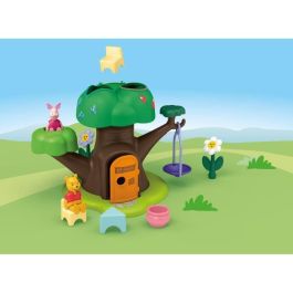 PLAYMOBIL JUNIOR 71693 Winnie the Pooh y Piglet con cabaña