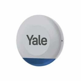 Yale YAL1745589372828 Sirena de exterior para alarma inteligente – 100 dB y luces LED intermitentes – Gris