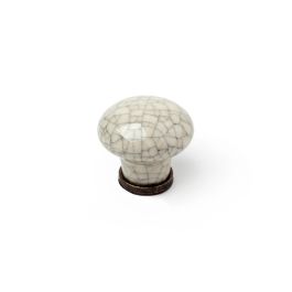 Blister con 2 pomos redondos para mueble fabricado en porcelana acabado craquelé mod. 818 ø30mm rei Precio: 6.50000021. SKU: S7912582