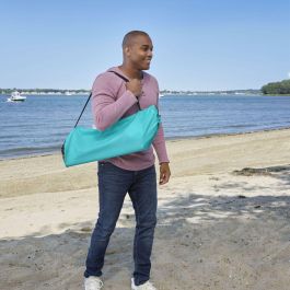 Bright Starts BRI17430 Hamaca Plegable Bebé Disney Baby Nemo Pop 'N Chill, Visera Solar FPS +50, con Bolsa de Transporte