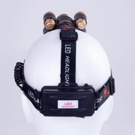 Luz Frontal "Wanjiru" 10W XPE + 4 x COB 3W Aluminio/ABS Luz Frontal "Wanjiru" 10W XPE + 4 x COB 3W Aluminio/ABS