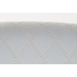 DKD Home Decor Butaca Sixties, Poliéster y Metal, Color Azul Celeste y Negro, Desmontable, Medidas 76x82x76 cm, Altura Asiento 42 cm