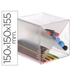 Archivo 2000 Organizador Archicubo Divisor Aspa 4 Compartimentos 150x150x150 mm Cristal Transparente Precio: 10.89. SKU: BIX01A6703CSTP