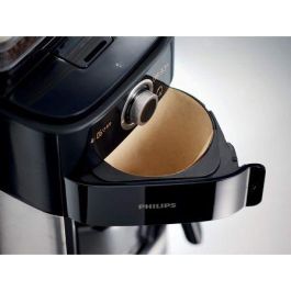 CAFETERA PHILIPS GRIND & BREW HD7769/00 - 1000W - DEPÓSITO 1.2L - 2*DEPÓSITOS PARA MOLINO - HASTA 12 TAZAS - INCLUYE MOLINILLO - ACERO INOX