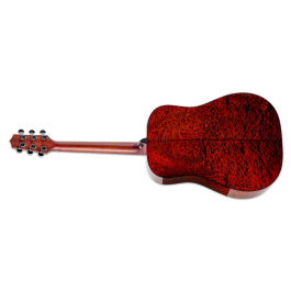 Takamine FT340BS Dreadnought Guitarra Acústica Tapa Abeto Sólido, Fondo y Aros Sapele Figurado, Natural Brillante, Preamplificador CTF-2N