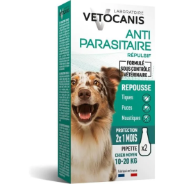 Vetocanis 2 Pipetas Antipulgas y Anti-garrapatas para Perros de 10-20 kg - 2x 1 Mes de Protección Precio: 20.50000029. SKU: B1DFKFKARQ