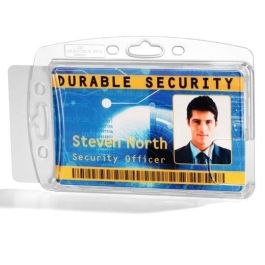 Durable Identificador Rígido para 2 Tarjetas 54x87 mm Transparente - Pack 10 Unidades Precio: 26.79000016. SKU: B16RT5TACP