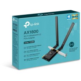 TP-Link Archer TX20E Adaptador PCIe Wi-Fi 6 AX1800 Bluetooth 5.2 Doble Banda 2.4/5GHz con Antenas Alta Ganancia