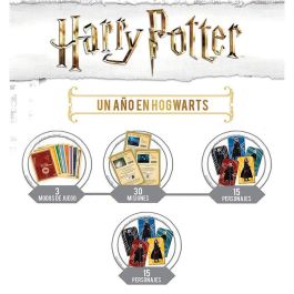 EDUCA BORRAS Juego de Mesa Un Año en Hogwarts Harry Potter – Tablero y Cartas para Aventuras Mágicas Precio: 55.50000049. SKU: B1GHW5A8JG