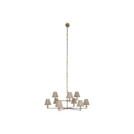 Lámpara de Techo Home ESPRIT Beige Dorado Latón 25 W 113 x 113 x 132 cm