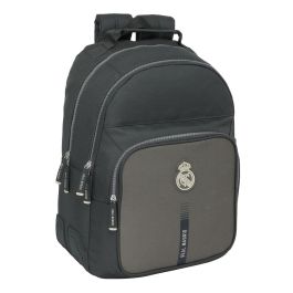 Safta Mochila doble con cantoneras Real Madrid 3ª equipación 24/25 adaptable a carro 420x320x150 mm