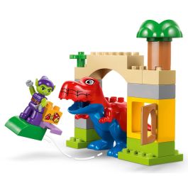 LEGO 10463 DUPLO Marvel Dinosaurio Spidey Rex vs Duende Verde - Set de Construcción con Figuras para Niños +2 Años