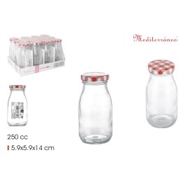 Botella de vidrio 250 ml con tapa Mediterráneo - Inde (24 Unidades) Precio: 17.5000001. SKU: B13T7L2D5V