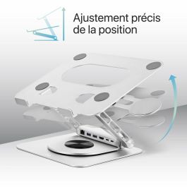 Soporte para Portátil T'NB iClick Metal Moderno Rotación de 360º Soporte para Portátil T'NB iClick Metal Moderno Rotación de 360º