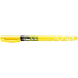 Pelikan Inky 273 Bolígrafo Cilíndrico Neon Gelb 0.5 mm - Tinta Amarillo Plástico Ambidextro con Clip