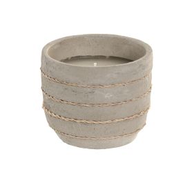 DKD Home Decor Vela Aromática Vainilla Gris Cemento y Cuerda Pack 6 Unidades 12 x 10 x 12 cm Precio: 42.89000001. SKU: B1C4SRCBF3
