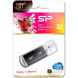 Silicon Power Blaze B02 USB 3.2 Gen 1 Pendrive 32GB Negro