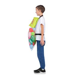 Disfraz bolsa de gominolas bolsa con correas, globos e inflador talla one size child Disfraz bolsa de gominolas bolsa con correas, globos e inflador talla one size child