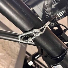 Edm Mosquetón bombero msq02, acero galvanizado, 9 x 90 mm, con seguro